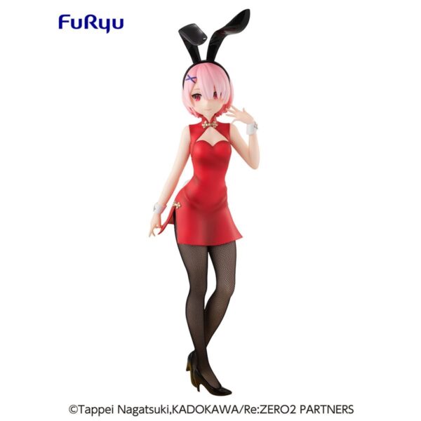 UTCFR95980-Re:Zero Starting Life in Another World Ram China Dress Version BiCute Bunnies Statue