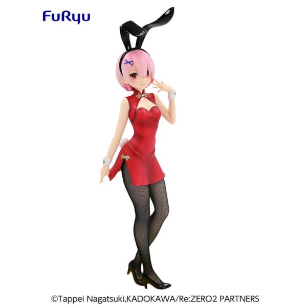 UTCFR95980-Re:Zero Starting Life in Another World Ram China Dress Version BiCute Bunnies Statue