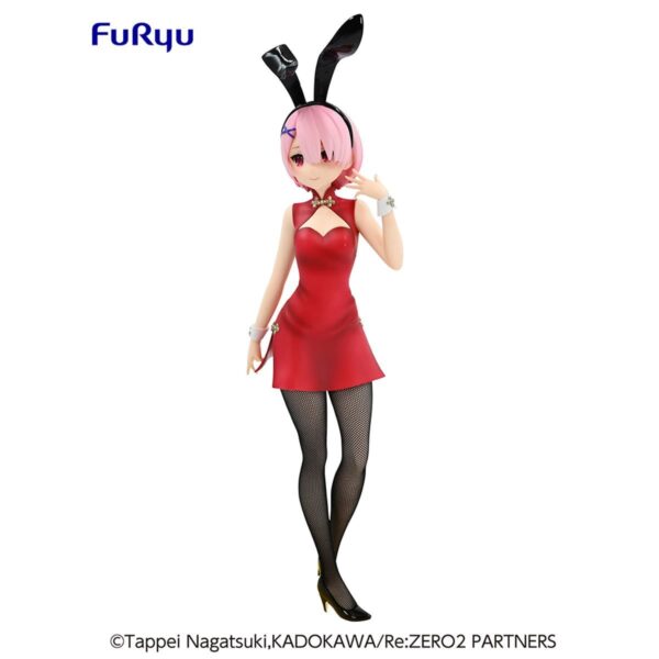 UTCFR95980-Re:Zero Starting Life in Another World Ram China Dress Version BiCute Bunnies Statue