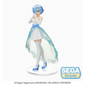 UTCSG95574-Re:Zero Starting Life in Another World Rem Wedding Dress Ver. Super Premium Statue