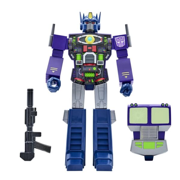 SUP81743-Transformers Shattered Glass Optimus Prime Super Cyborg Vinyl Figure