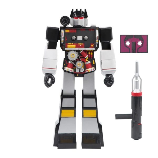 SUP81090-Transformers Soundwave (Soundblaster) Super Cyborg Vinyl Figure