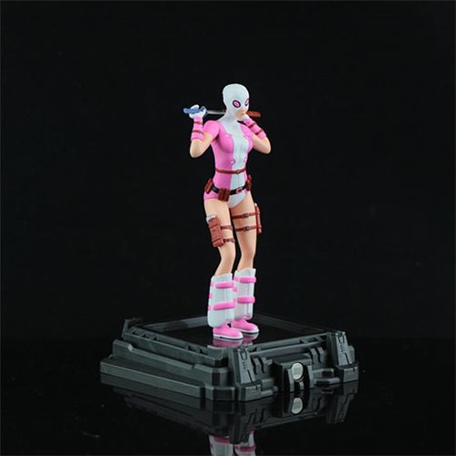 BLFSEN51312-Marvel Gwenpool Super Hero Illuminate Gallery Statue