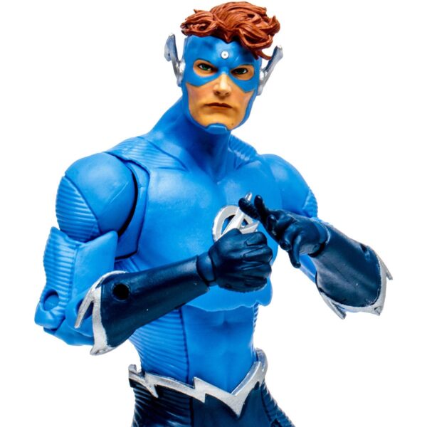 MF15486 (4) MF15486-DC Build-A Wave 9 Speed Metal Wally West 7-Inch Scale Action Figure