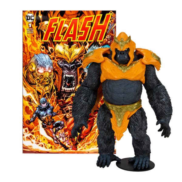 MF15991_001 MF15991-The Flash Gorilla Grodd Page Punchers Megafig Action Figure with The Flash Comic Book