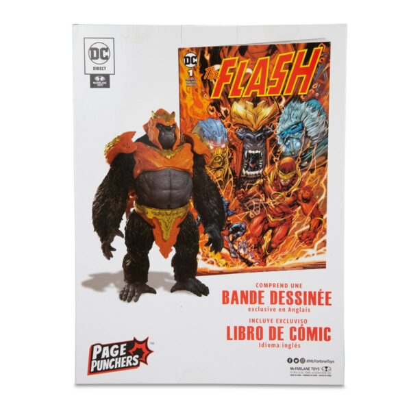 MF15991_002 MF15991-The Flash Gorilla Grodd Page Punchers Megafig Action Figure with The Flash Comic Book