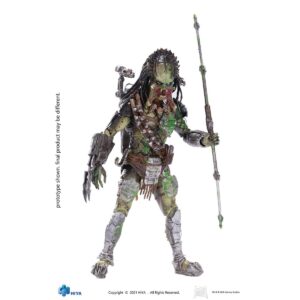DC420127-Aliens vs. Predator: Requiem Battle Damaged Wolf Predator 1:18 Scale Action Figure - Previews Exclusive