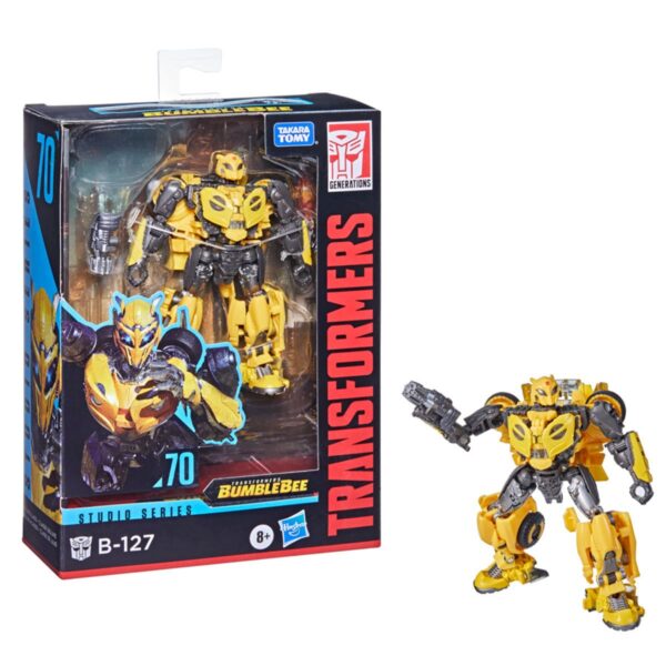 HSE0701RHSF0784-Transformers Toys Studio Series 70 Deluxe Class Bumblebee B-127 Action Figure