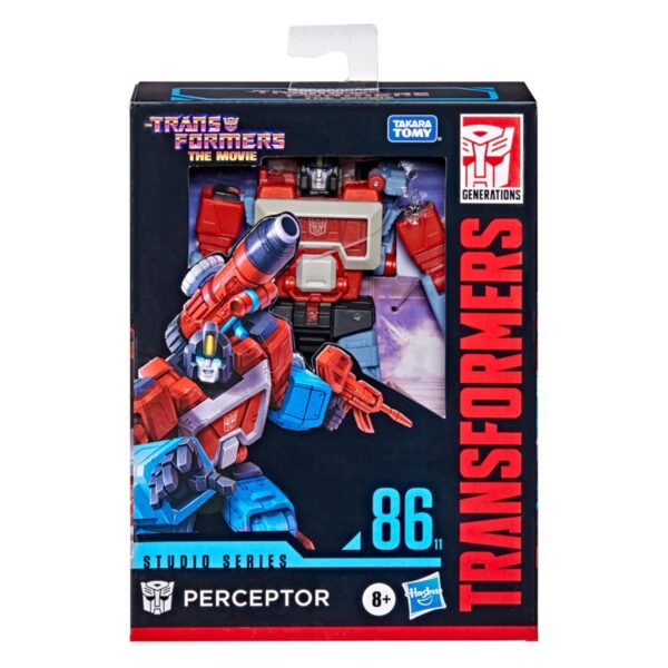 HSE0701THSF3164-18166-Transformers Toys Studio Series 86-11 Deluxe Class The The Movie Perceptor Action Figure