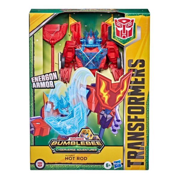 HSF2746-Transformers Bumblebee Cyberverse Adventures Dinobots Unite Ultimate Class Autobot Hot Rod
