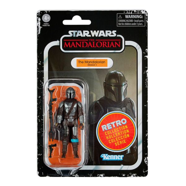HSF4200A/HSF4456-Star Wars Retro Collection Mandalorian Beskar Action Figure
