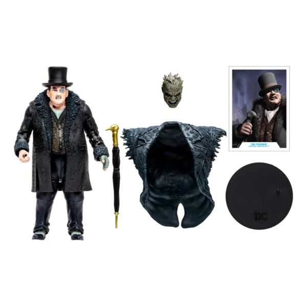 MF15465AMF15467-DC Gaming Build-A Wave 1 Batman: Arkham City The Penguin 7-Inch Scale Action Figure