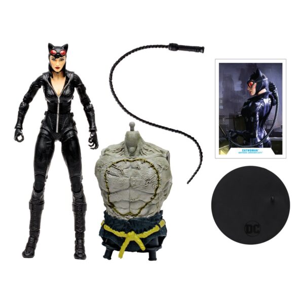 MF15465AMF15468-DC Gaming Build-A Wave 1 Batman: Arkham City Catwoman 7-Inch Scale Action Figure