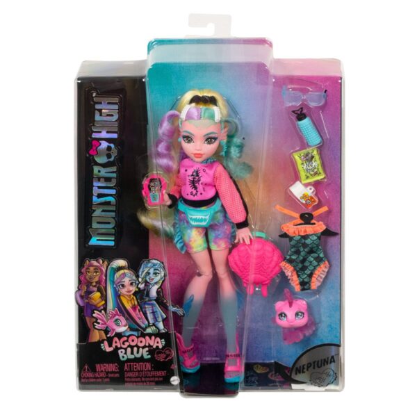 MTHHK55-Monster High Lagoona Blue Doll