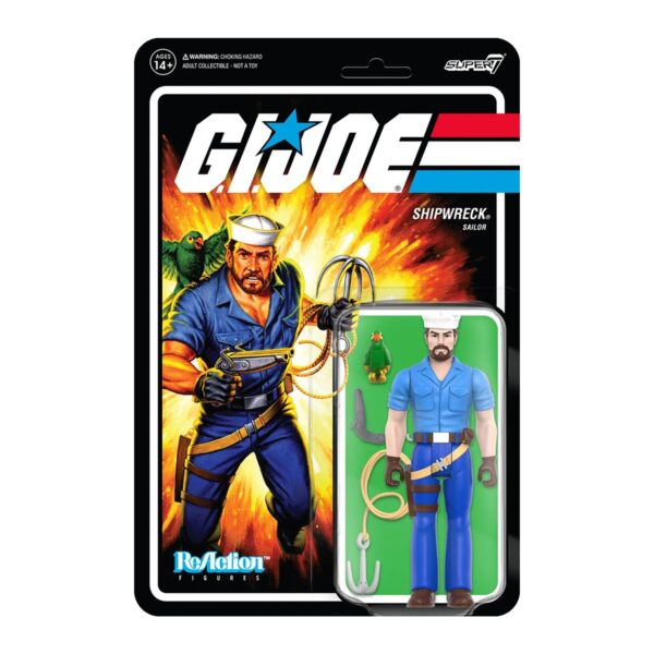 SUP82067-G.I. Joe Shipwreck 3 3/4-Inch ReAction Figure