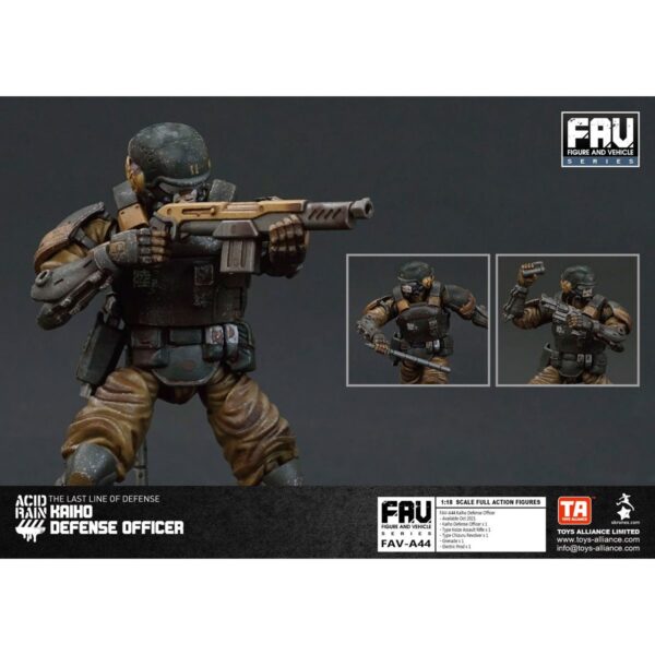TNFAVA44-Acid Rain Kaiho Defense Officer 1:18 Scale Action Figure