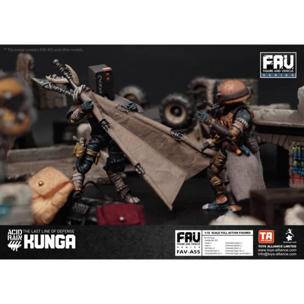TNFAVA55-Acid Rain Kunga 1:18 Scale Action Figure