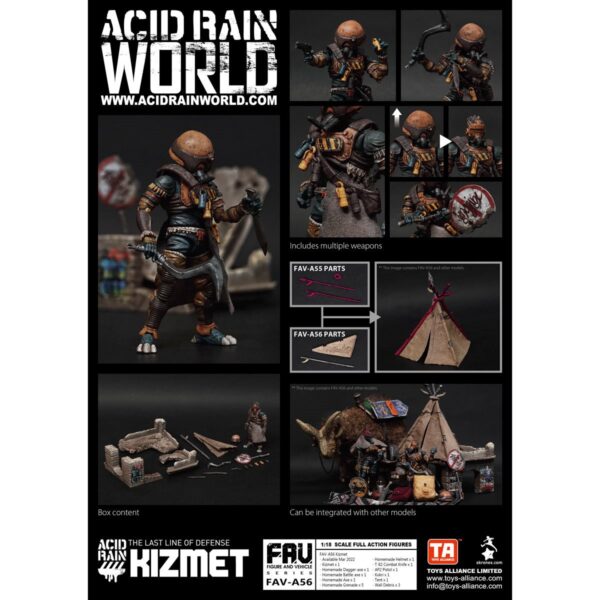 TNFAVA56-Acid Rain Kizmet 1:18 Scale Action Figure