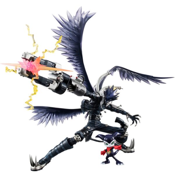 UTCMH83143-Digimon Tamers Beelzebumon and Impmon G.E.M. Series Statue - ReRun