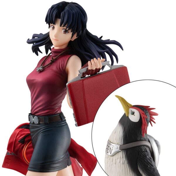 UTCMH83256-Rebuild of Evangelion Misato Katsuragi and PenPen GALS Series Statue