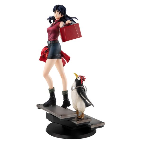 UTCMH83256-Rebuild of Evangelion Misato Katsuragi and PenPen GALS Series Statue