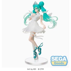 UTCSG50115-Vocaloid Hatsune Miku 15th Anniversary KEI Version Super Premium Statue