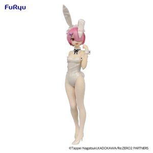 UTCFR40159-Re:Zero - Starting Life in Another World Ram BiCute Bunnies White Color Version Statue