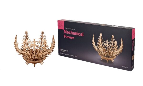 UGR70019-UGears Mechanical Flower - 101 pieces (Medium)