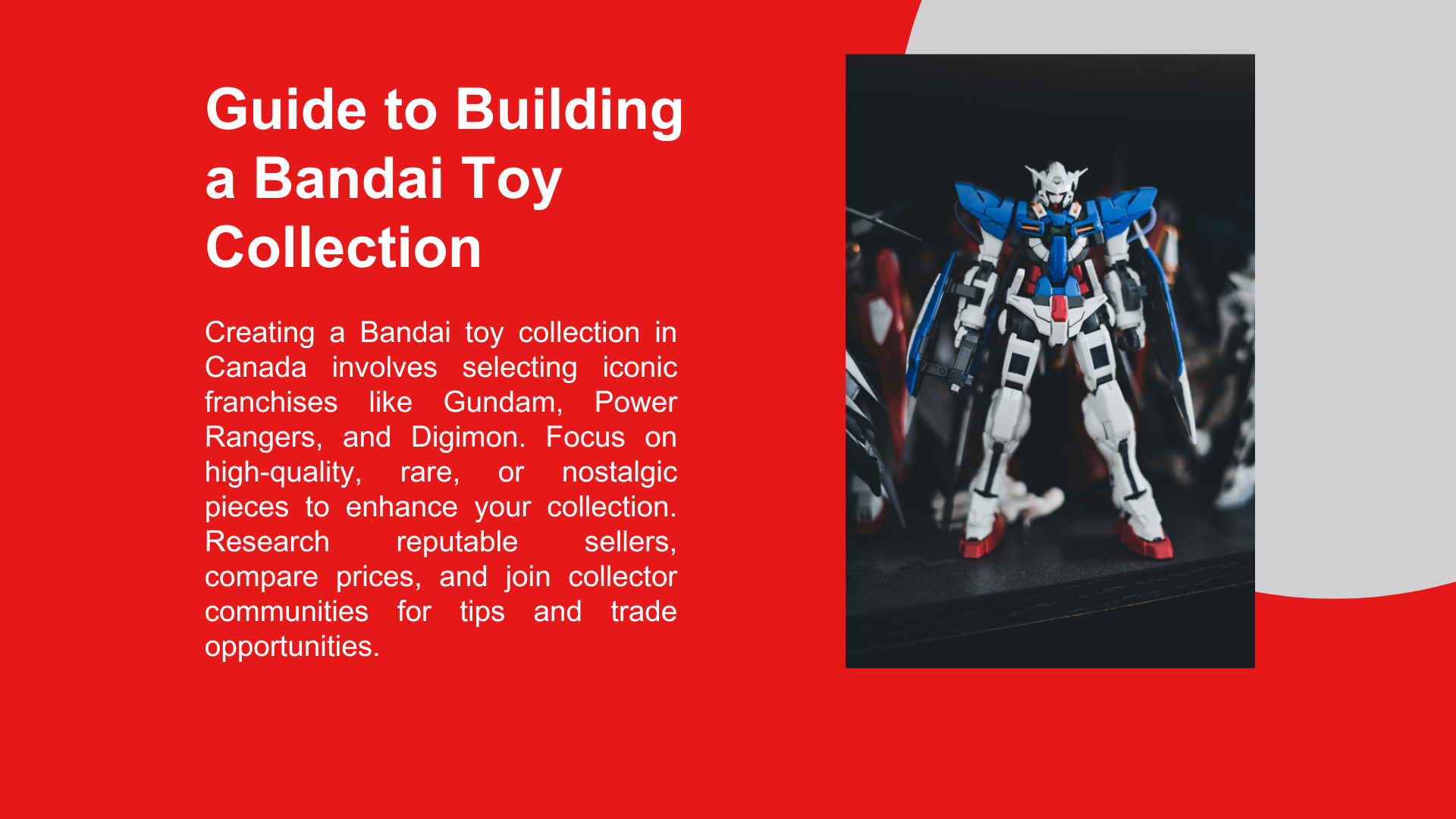 Your Guide to Creating Your Bandai Toy Collection in Canada