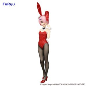 GSC-FR07018-FURYU Corporation Re:ZERO -Starting Life in Another World-　BiCute Bunnies Figure -Ram Red Color ver.