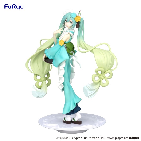 GSC-FR07644-FURYU Corporation Hatsune Miku　Exceed Creative Figure -Matcha Green Tea Parfait Mint ver.-