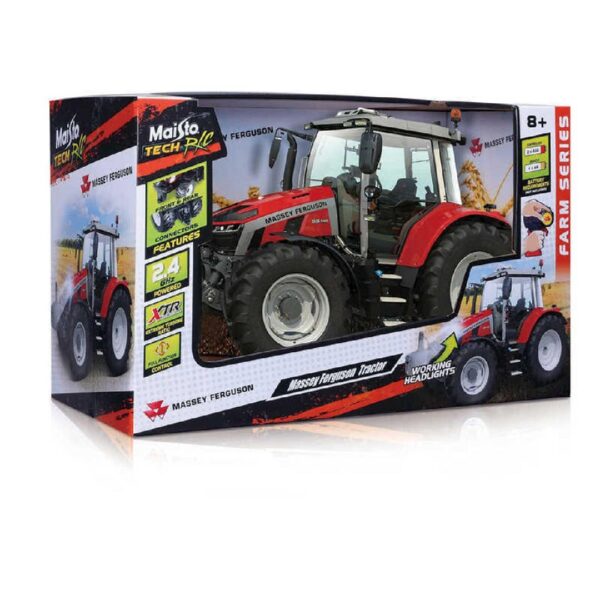 MAI82723-Maisto R/C 1/16 Massey-Ferguson 5S.145 D6 Tractor - Red