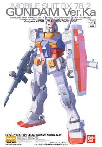 5063537-BANDAI Hobby MG RX-78-2 Gundam Ver. Ka