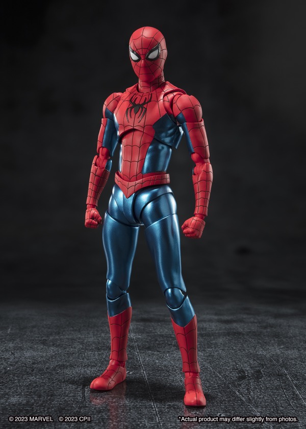 BAS65529-BANDAI Tamashii Spider-Man [New Red & Blue Suit] (SPIDER-MAN: No Way Home) "SPIDER-MAN: No Way Home", Bandai Spirits S.H.Figuarts