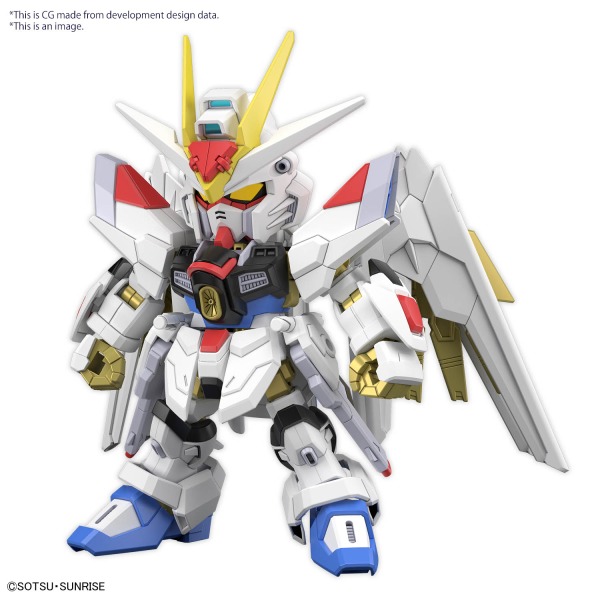 5067173-BANDAI HOBBY SD GUNDAM CROSS SILHOUETTE MIGHTY STRIKE FREEDOM GUNDAM