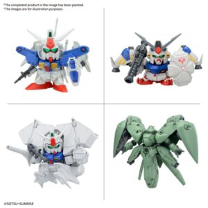 5068316-BANDAI HOBBY BB SENSHI MOBILE SUIT GUNDAM 0083 STARDUST MEMORY SET