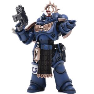 DC3037304-Joy Toy Warhammer 40,000 Ultramarines Primaris Lieutenant Amulius 1:18 Scale Action Figure
