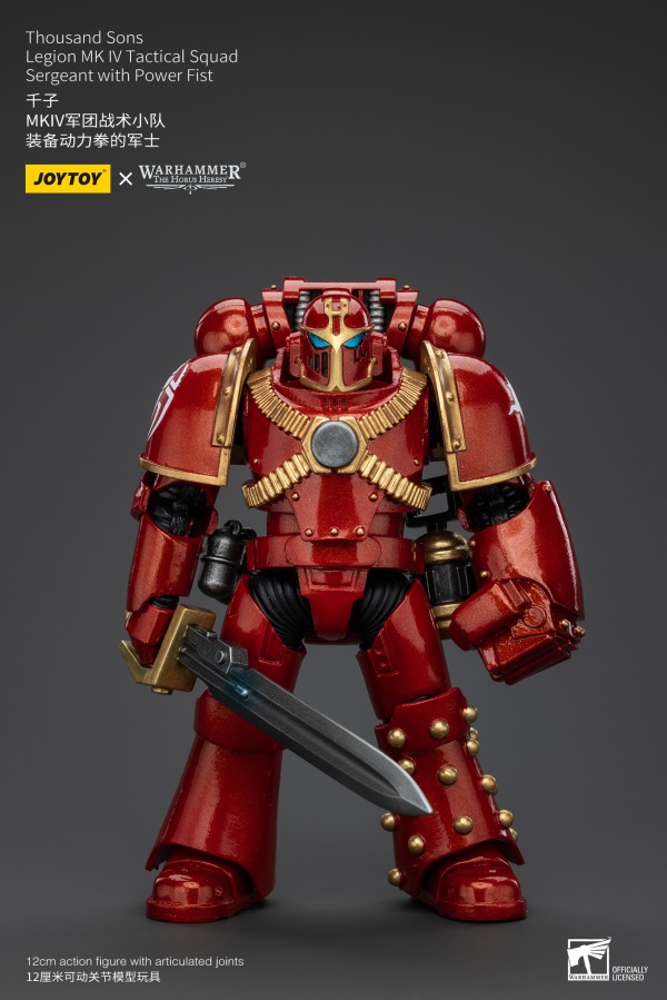 JT5727-Joy Toy Thousand Sons Legion MK IV Tactical Squad Sergeant with Power Fist