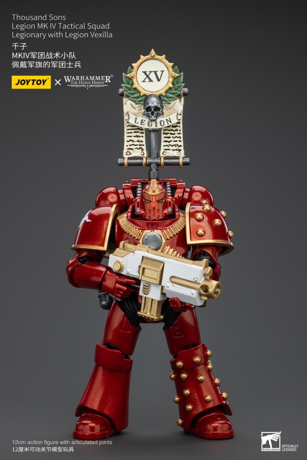 JT5796-Joy Toy Thousand Sons Legion MK IV Tactical Squad Legionary with Legion Vexilla