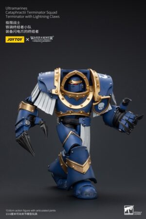 JT7394-Joy Toy Ultramarines Cataphractii Terminator Squad Terminator with Lightning Claws