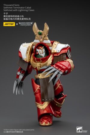 JT7462-Joy Toy Thousand Sons Sekhmet Terminator Cabal Sekhmet With Lightning Claws