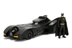 JAD98260-Jada 1/24 "Batman" Batmobile w/ Batman Figure - 1989