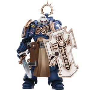 DC3037234/JT2344-Joy Toy Warhammer 40,000 Space Marines Ultramarines Bladeguard Veterans 03 1:18 Scale Action Figure