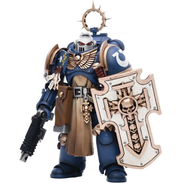 DC3037235/JT2351-Joy Toy Warhammer 40,000 Space Marines Ultramarines Bladeguard Veterans 02 1:18 Scale Action Figure