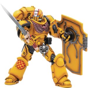 DC3037257-Joy Toy Warhammer 40,000 Space Marines Imperial Fists Intercessors Primaris Lieutenant Naviaz 1:18 Scale Action Figure