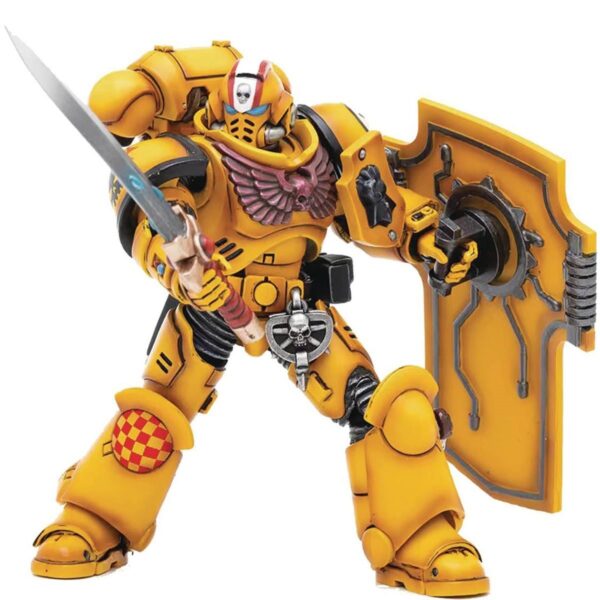 DC3037257 DC3037257-Joy Toy Warhammer 40,000 Space Marines Imperial Fists Intercessors Primaris Lieutenant Naviaz 1:18 Scale Action Figure
