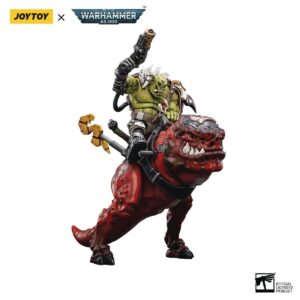 DC3037311-Joy Toy Warhammer 40,000 Orks Squighog Nob and Smasha Squig 1:18 Scale Action Figure Set