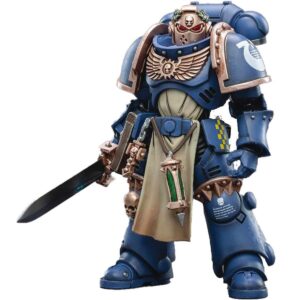 DC3037326-Joy Toy Warhammer 40,000 Ultramarines Primaris Company Champion 1:18 Scale Action Figure