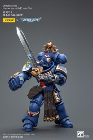JT7677-Joy Toy Ultramarines Lieutenant with Power Fist