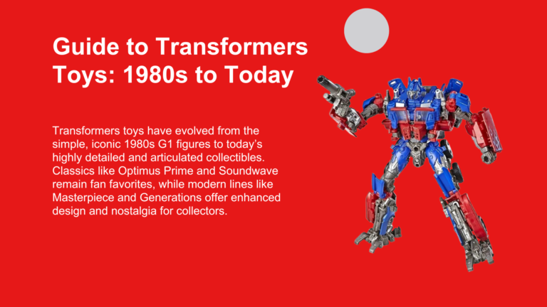 Guide to Transformers Toys: From 1980s Classics to Modern Masterpieces